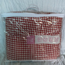 Clear PVC bag Bedding Packaging Non-woven Zipper Bag